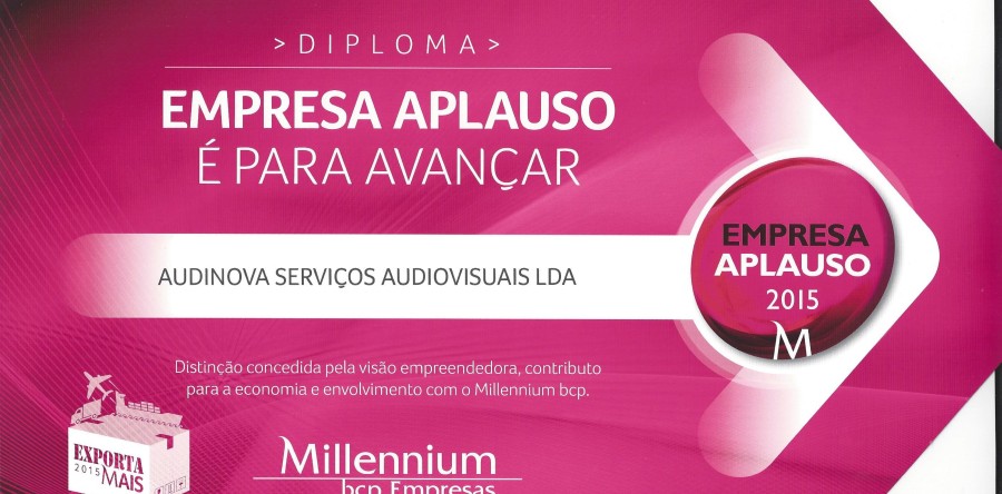 “Aplauso 2015” Millennium BCP Bank Client